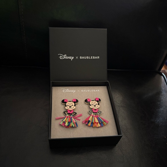 Jewelry - Disney x BaubleBar Black Jewelry Box NWOT
